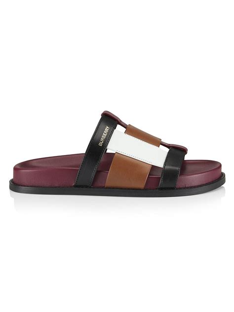 burberry wedges saks|Burberry slides saks.